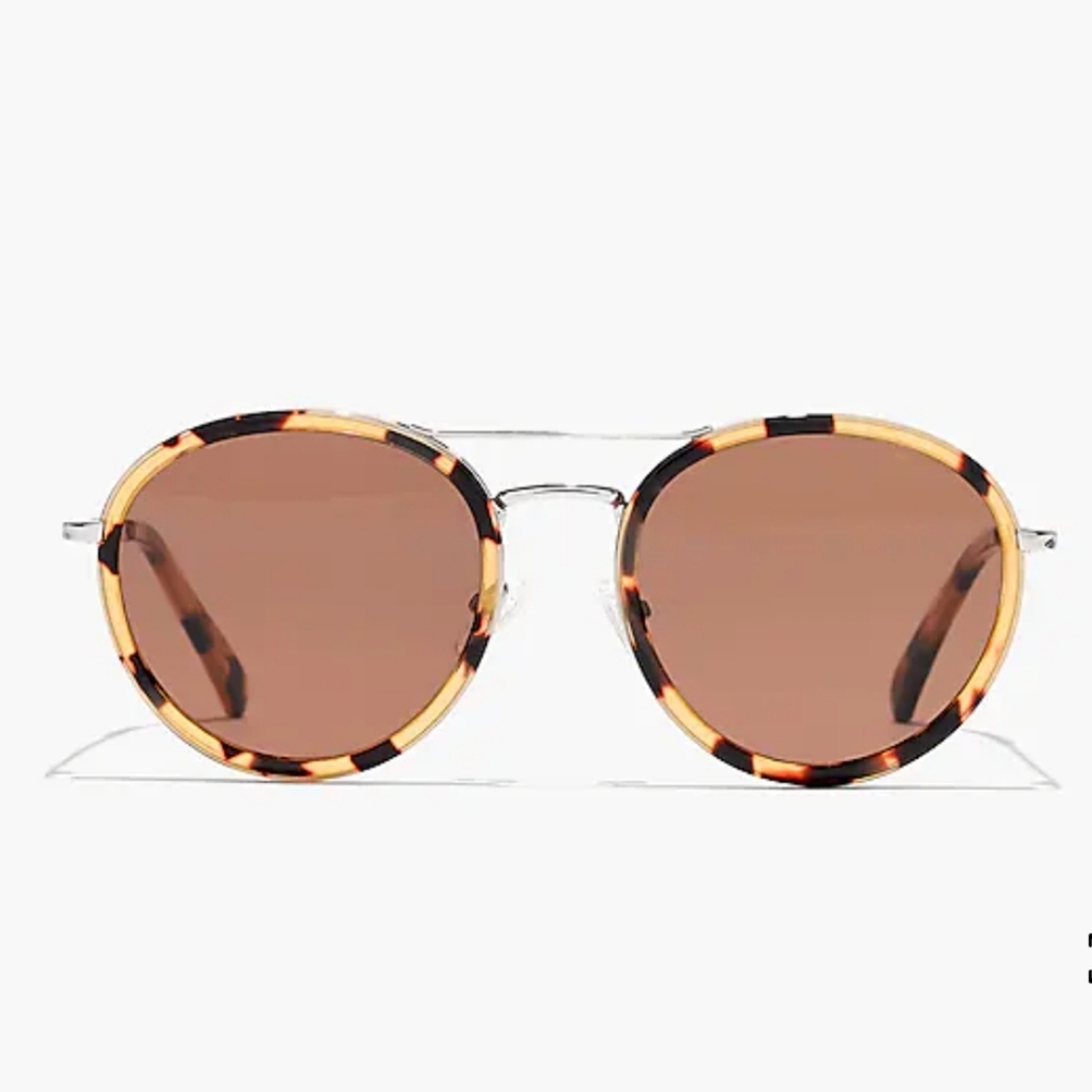 Madewell Tortoiseshell Brown Round Sunglasses